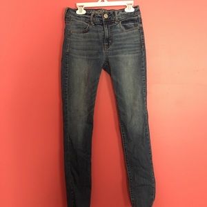 American eagle high waisted jeans!