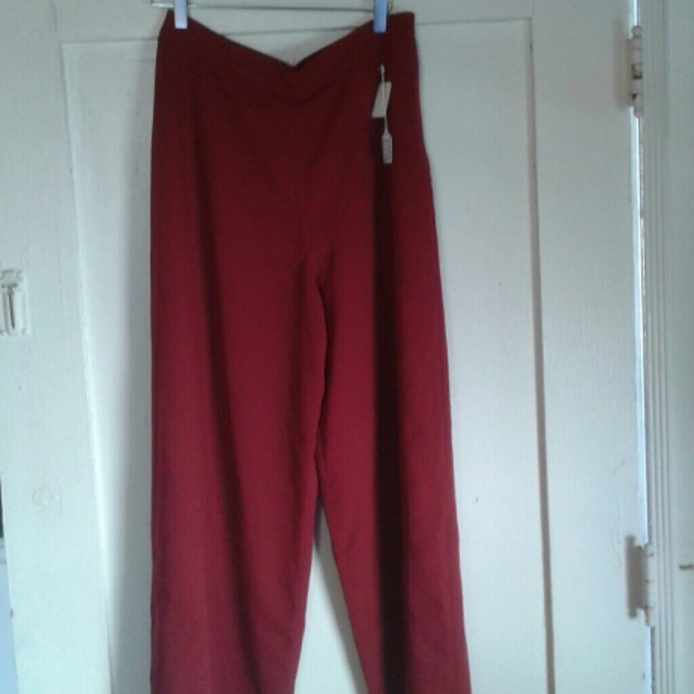 Burgundy lovers n friends pants