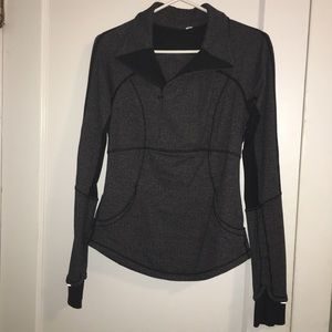 Lulu Lemon quarter zip workout jacket