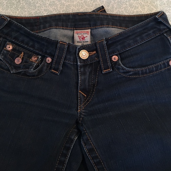 Like NEW True Religion Julie Skinny Jeans Sz 24 - Picture 2 of 7