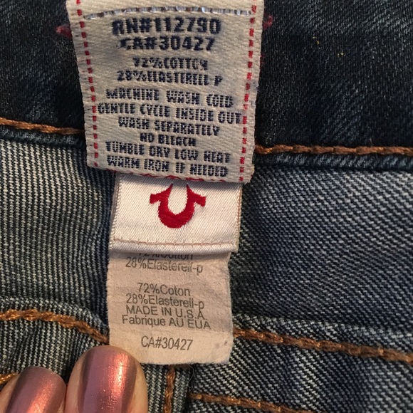 Like NEW True Religion Julie Skinny Jeans Sz 24 - Picture 3 of 7