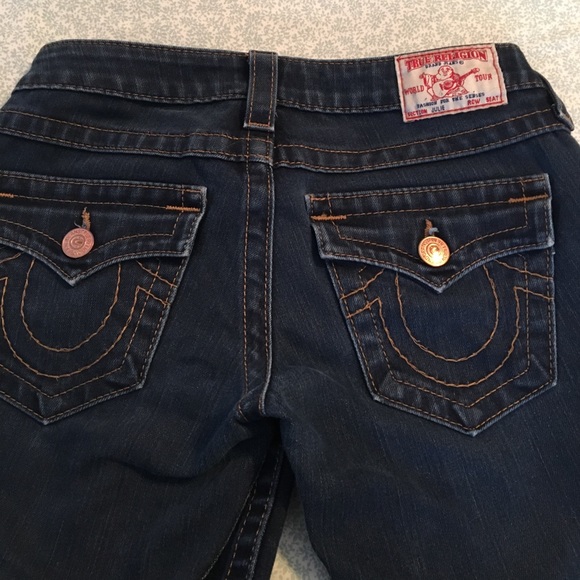 Like NEW True Religion Julie Skinny Jeans Sz 24 - Picture 5 of 7