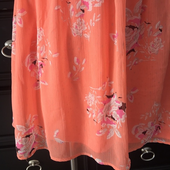 Candies Spaghetti Strap Flowey Top Large - Picture 3 of 5