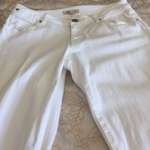 White cabi jeans