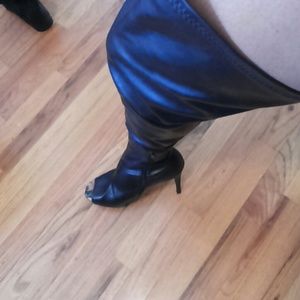 Leather Over the Knee Boots