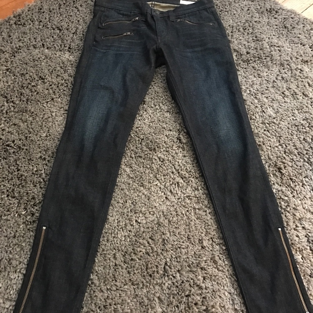 Rag and bone /jean size 27 skinny zip jean