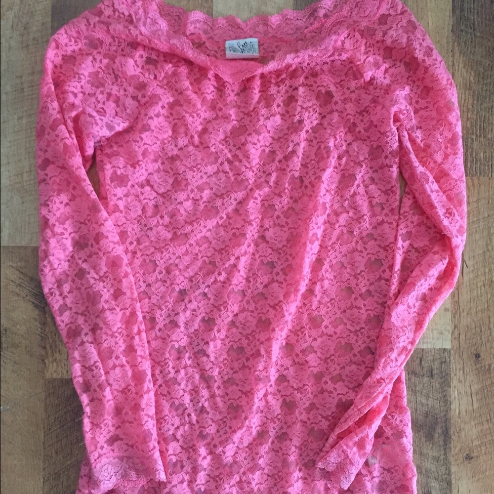 Free People Lace layering top!