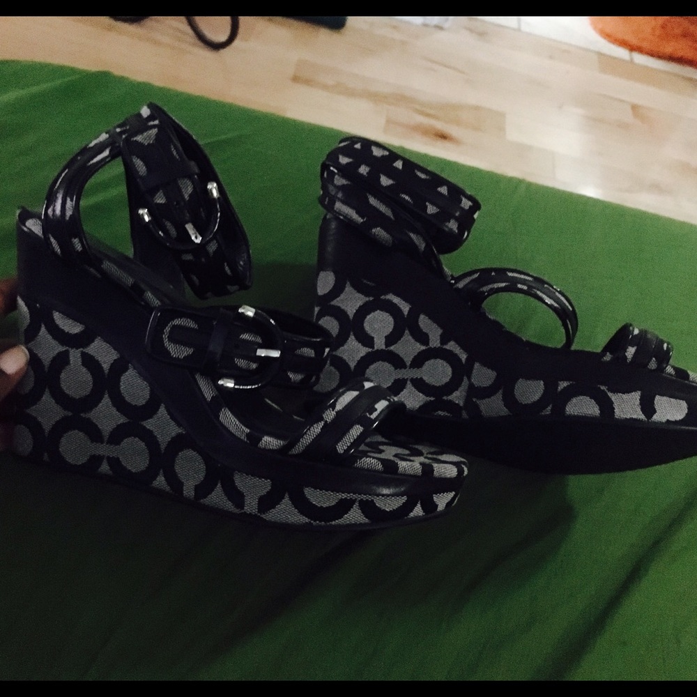 Coach Wedge Sandals