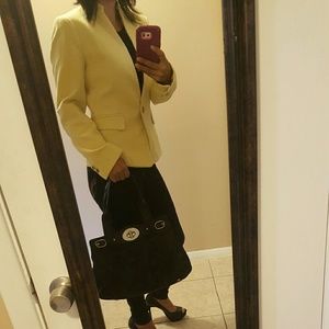 ZARA  yellow blazer size M