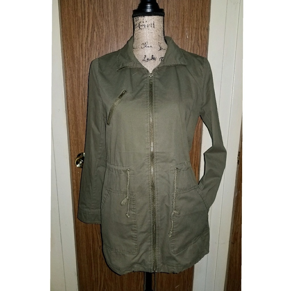 Olive casual jacket