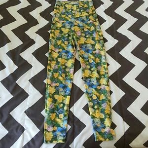 American Apparel Floral Leggings