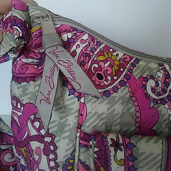 New Vera Bradley Paisley Meets Plaid Crossbody Bag - Picture 3 of 8