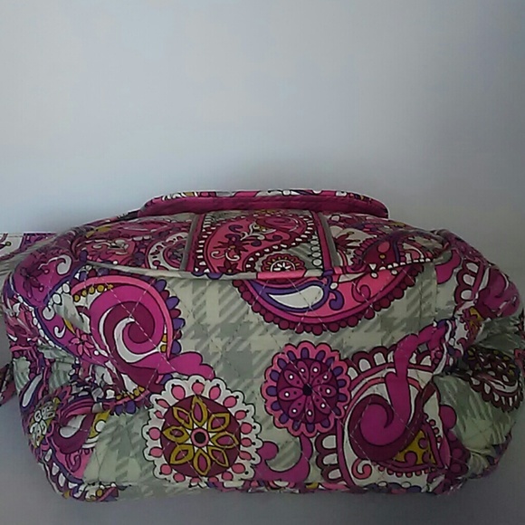 New Vera Bradley Paisley Meets Plaid Crossbody Bag - Picture 5 of 8