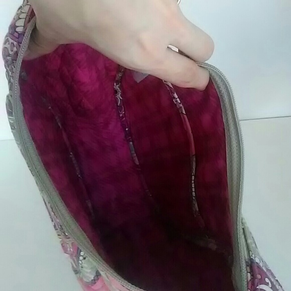 New Vera Bradley Paisley Meets Plaid Crossbody Bag - Picture 8 of 8