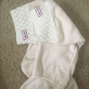 Hunter Tall Boot Socks in Cream Cable