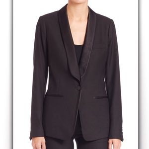 MICHAEL MICHAEL KORS Women's Black Tuxedo Blazer