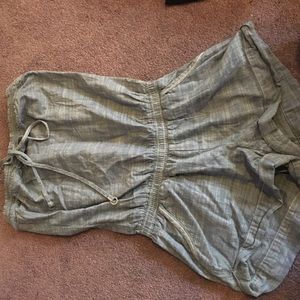 Gilly Hicks denim romper size small