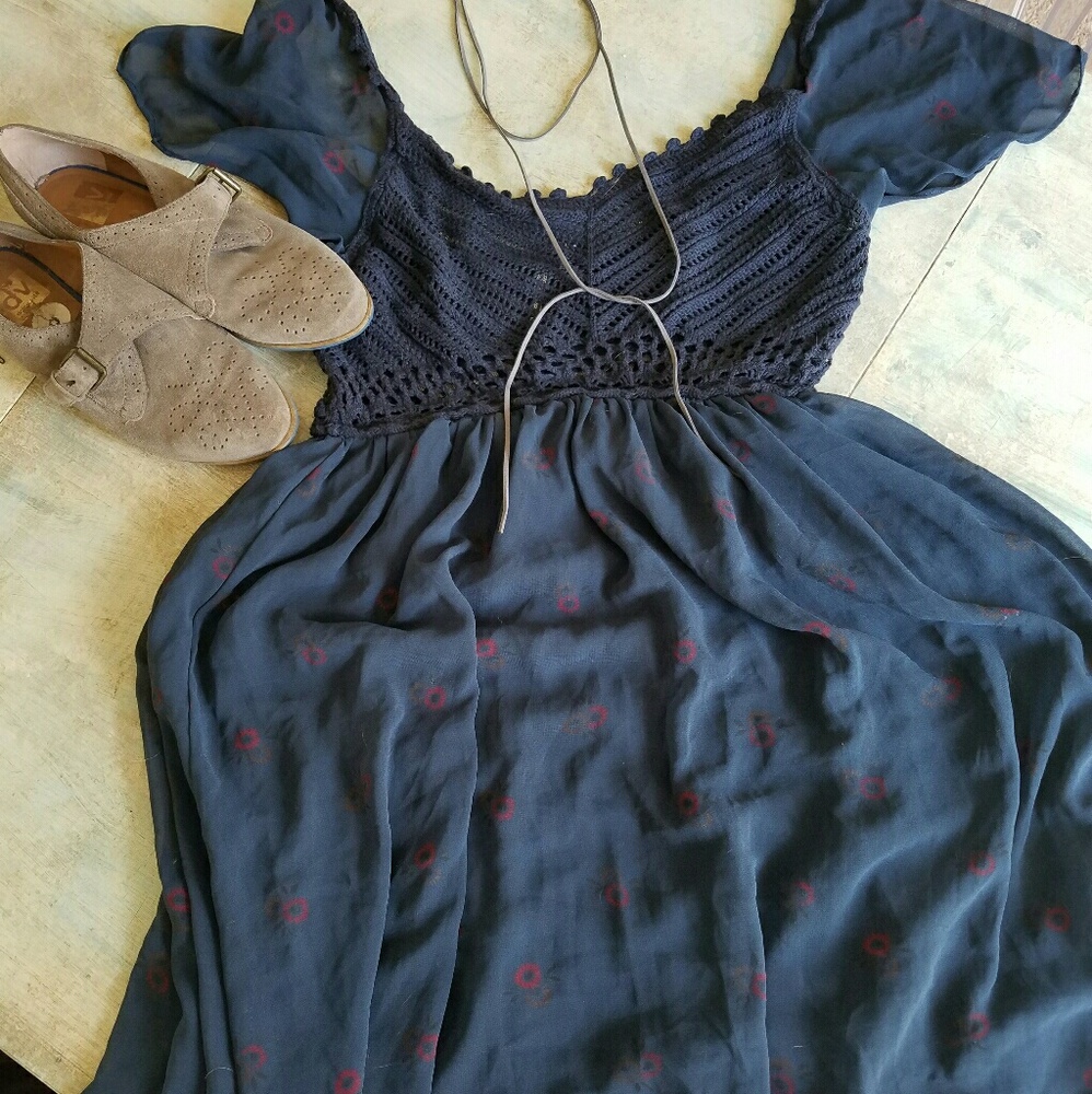 Free people navy dress