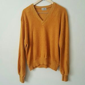 Retro Sweater Mustard Yellow Retro Sweater Mustard Yellow
