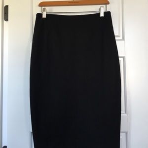 WHBM black stretch skirt