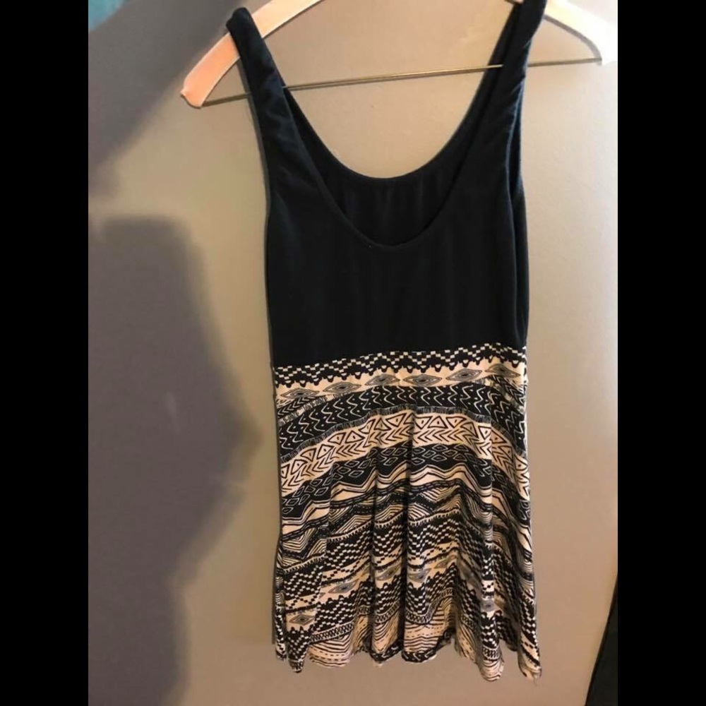 Short Black and Tan dress