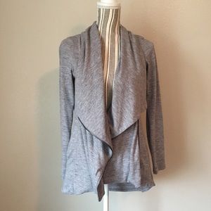 Forever 21 Grey Zip up Cardigan