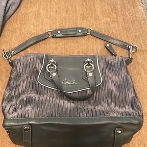 Silver Coach Purse