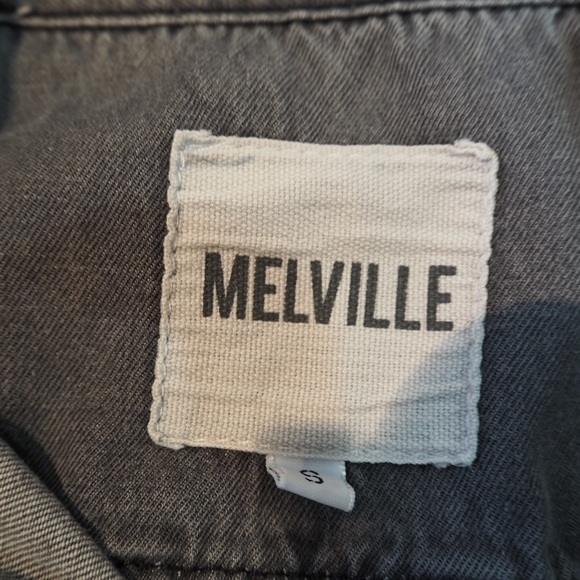 Brandy Melville Dark Grey Button Up - Picture 5 of 6