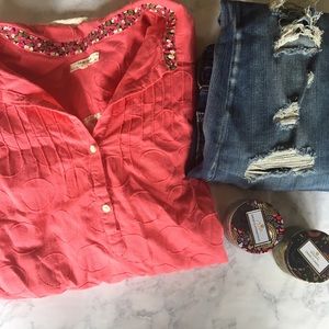 Anthropologie Isabella Sinclair button up