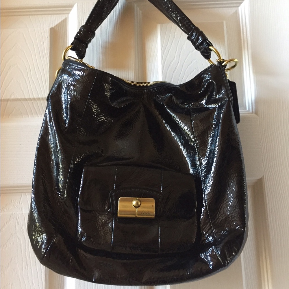 Authentic Black Coach Bag