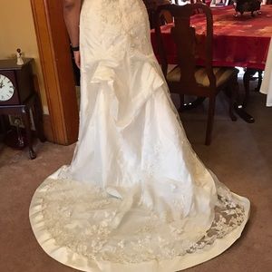 Off white wedding dress