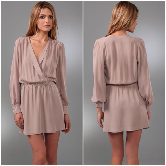 Parker Dresses & Skirts - Parker Wrap Dress in nude