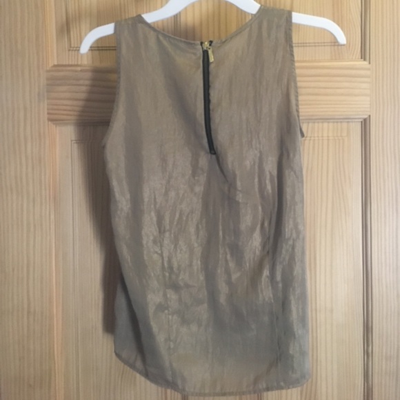 Gold Dana Buchman tank - Picture 2 of 2