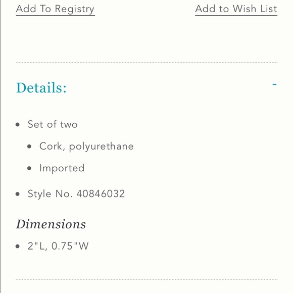 Anthropologi cork cord wrap - Picture 2 of 3