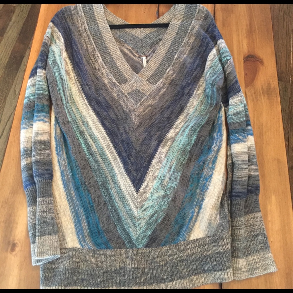 Free People v neck sweater