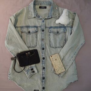 LF Jeans Button Up with Studs