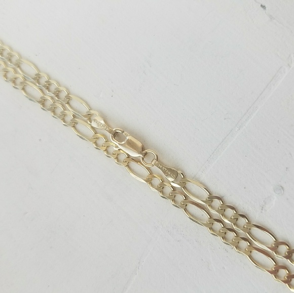 14k REAL SOLID GOLD! ! ! ( Figaro Link) - Picture 2 of 4
