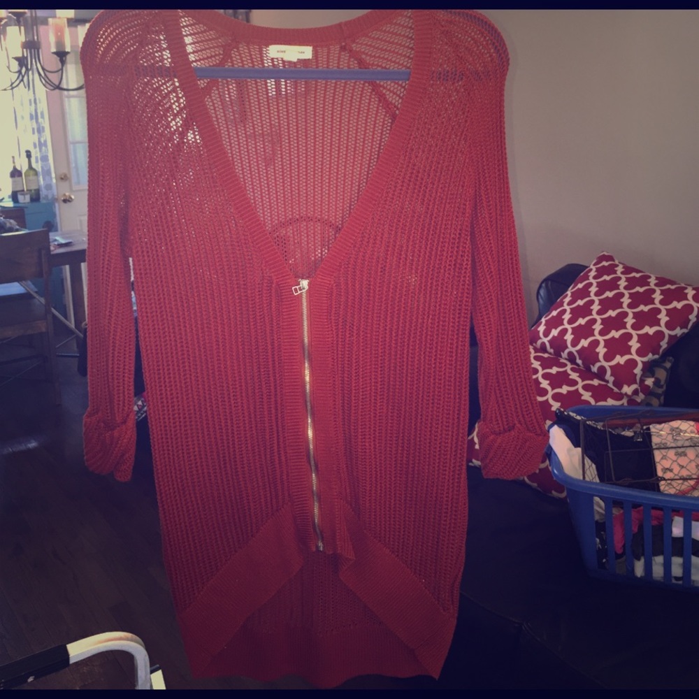 Silence and Noise zipper cardigan
