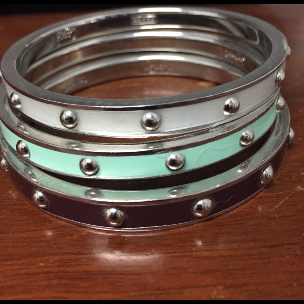 COACH bangle bracelet set - Picture 3 of 3