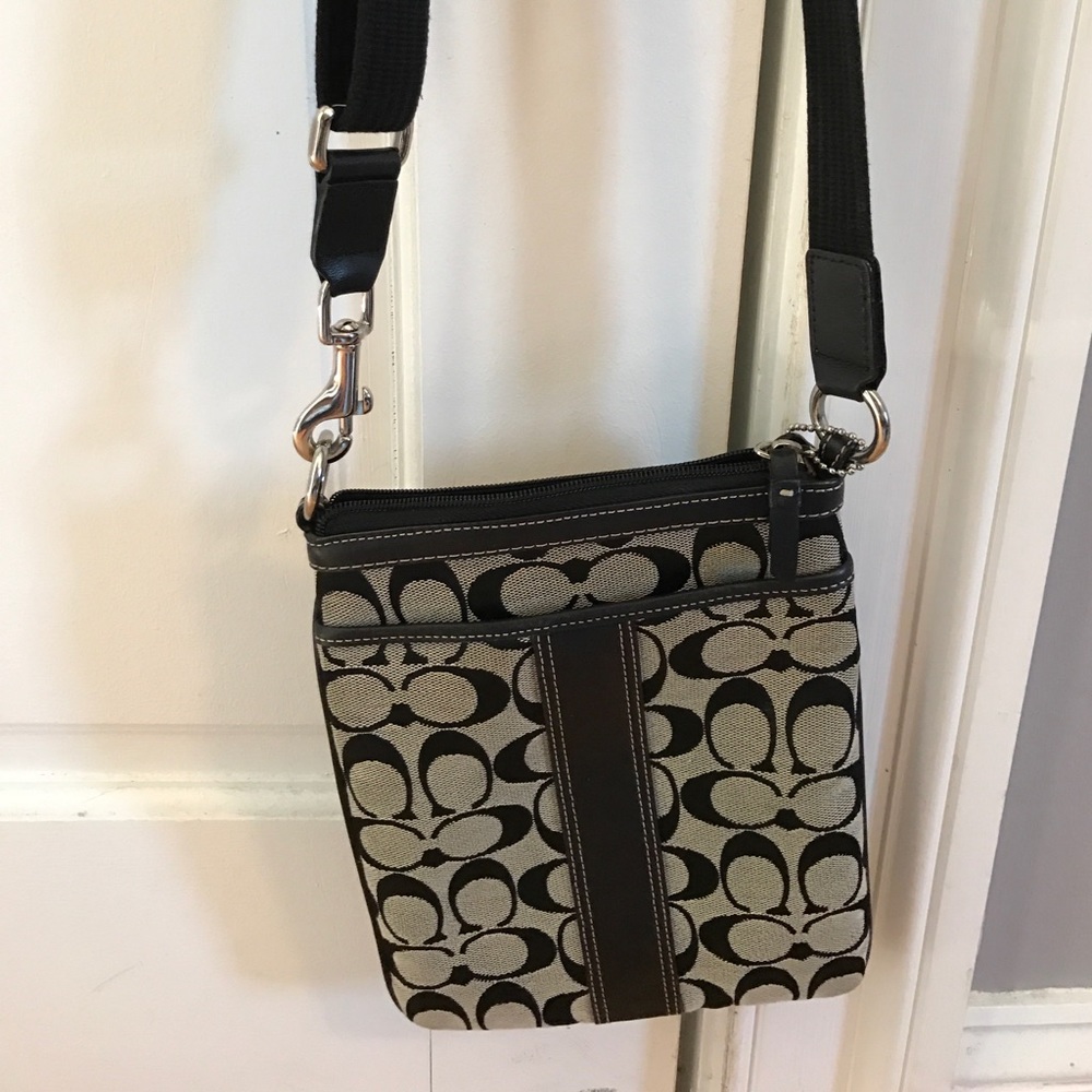 Coach black crossbody