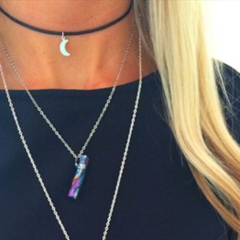 Last one!🌞🌙✨Sun, Moon & Star 3 Piece Choker Set - Picture 6 of 6