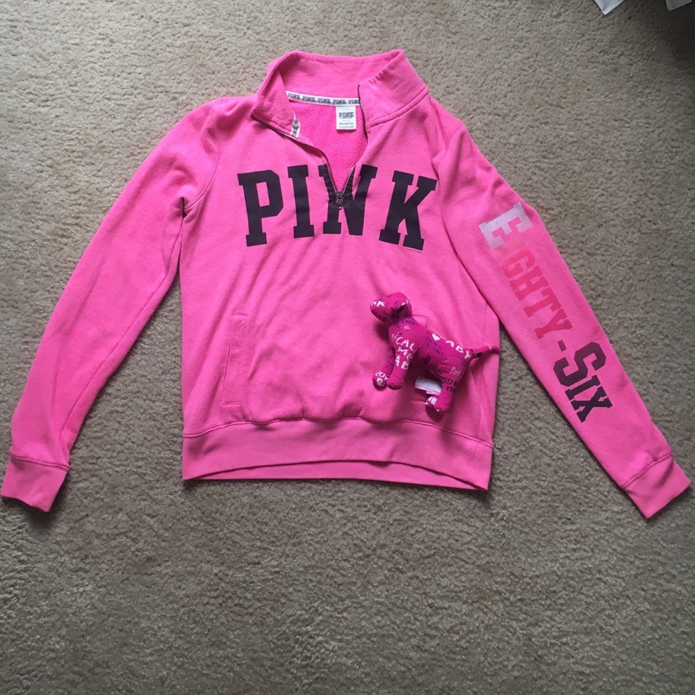 Both! PINK pullover + 2 mini dog 💕