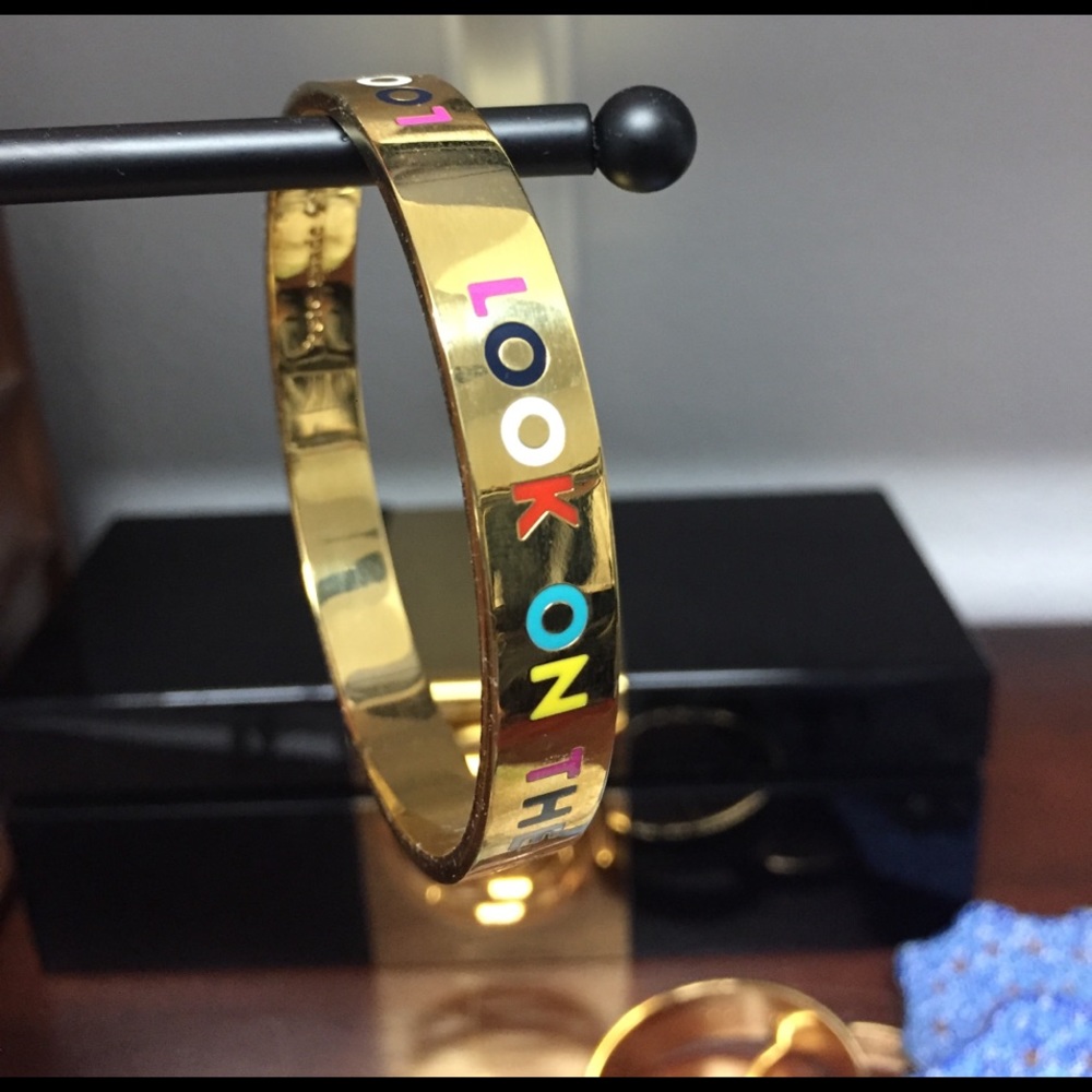 KATE SPADE "look on the bright side" bracelet