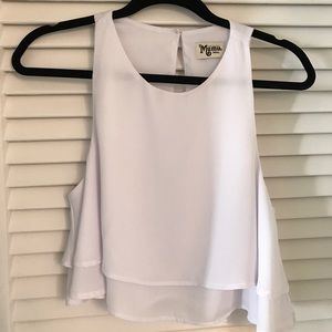 Show me Your MuMu white king crop top
