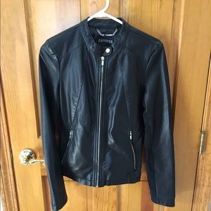 Express leather jacket