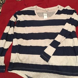 Gap striped long sleeve shirt
