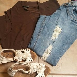 Gorgeous White Wedges