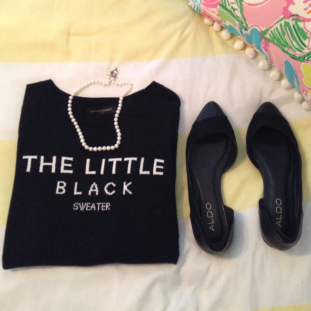 Banana Republic little black sweater