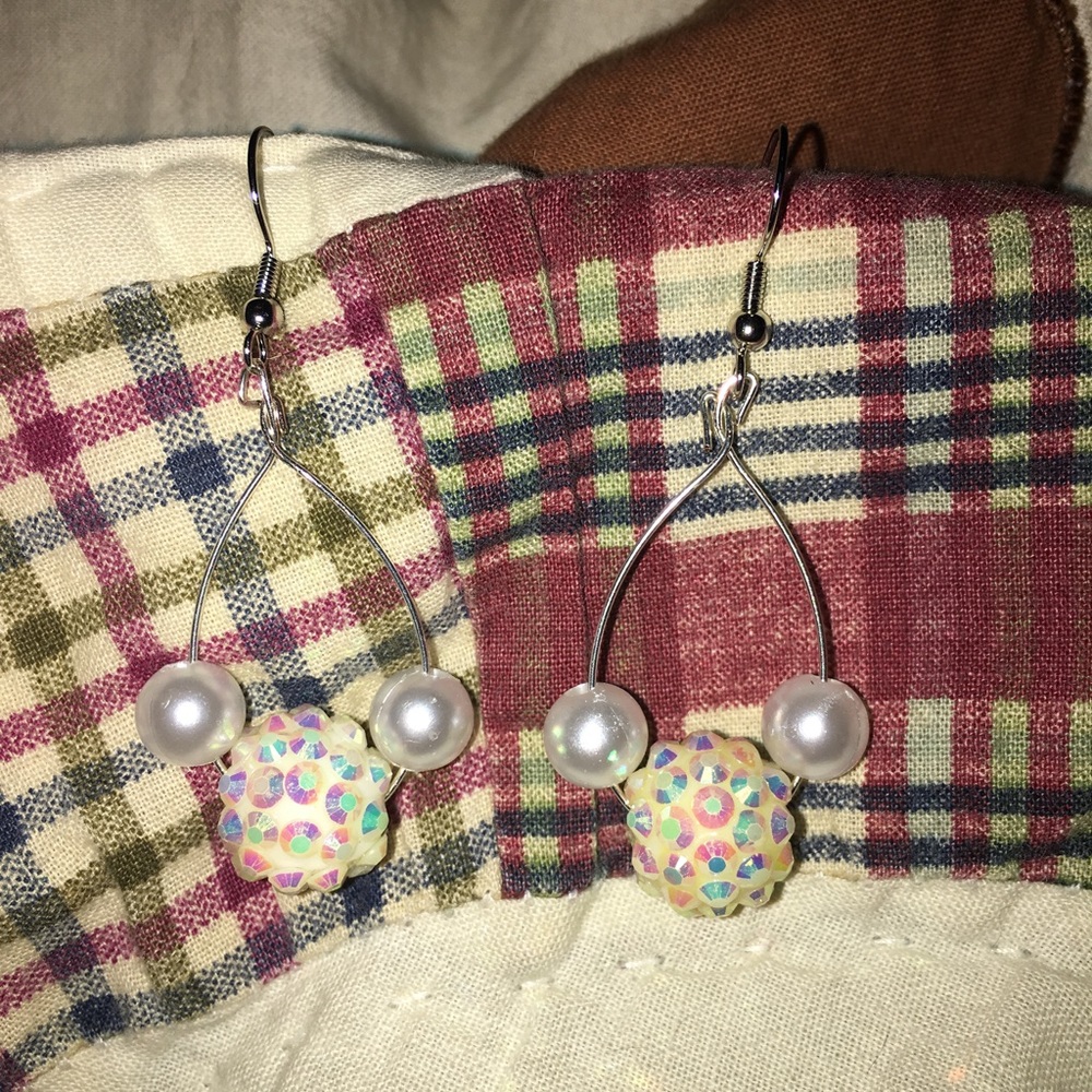 Bling balls earrings new