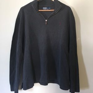 Dark Grey XL 1/4 Pullover by Ralph Lauren